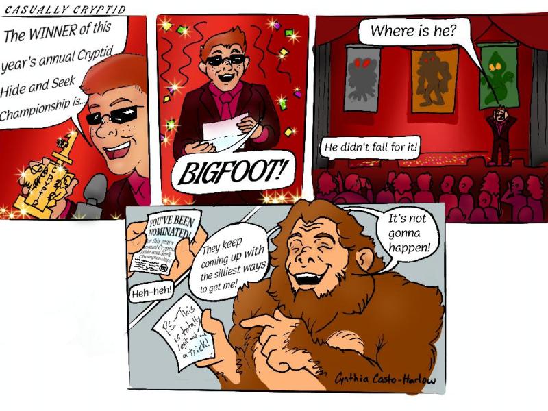 Sunday Comic: Casually Cryptid- scene&nbsp;1